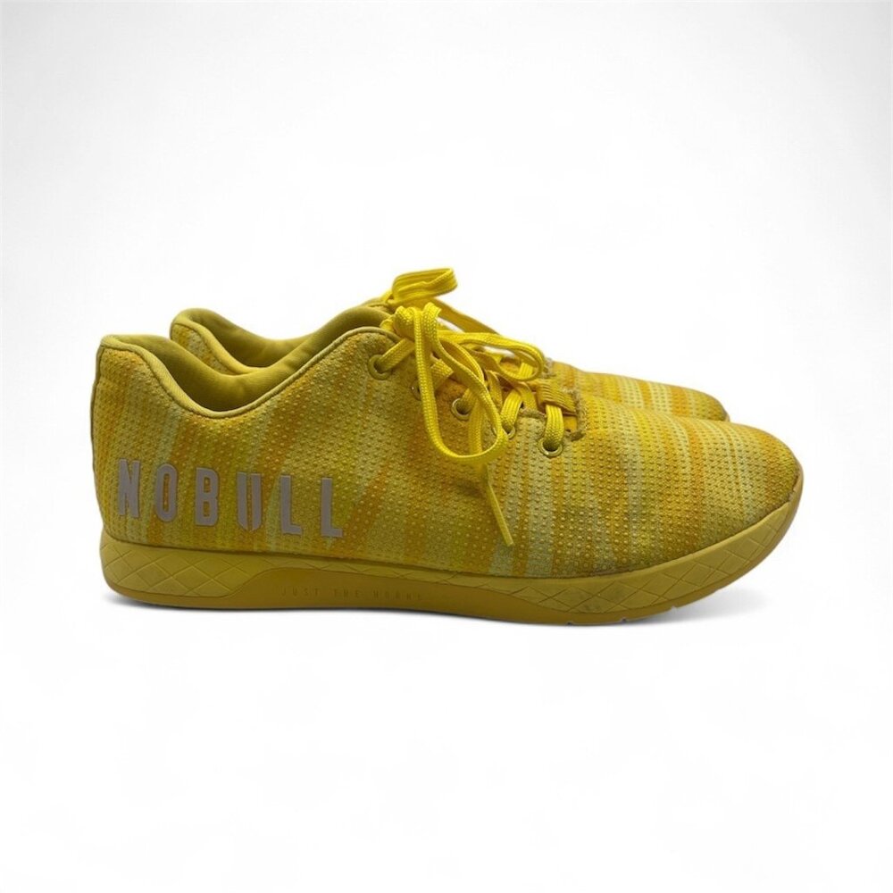NoBull SuperFabric Trainers Lemon Drop Yellow Shoes Men's 10.5 Women's 12 Unisex